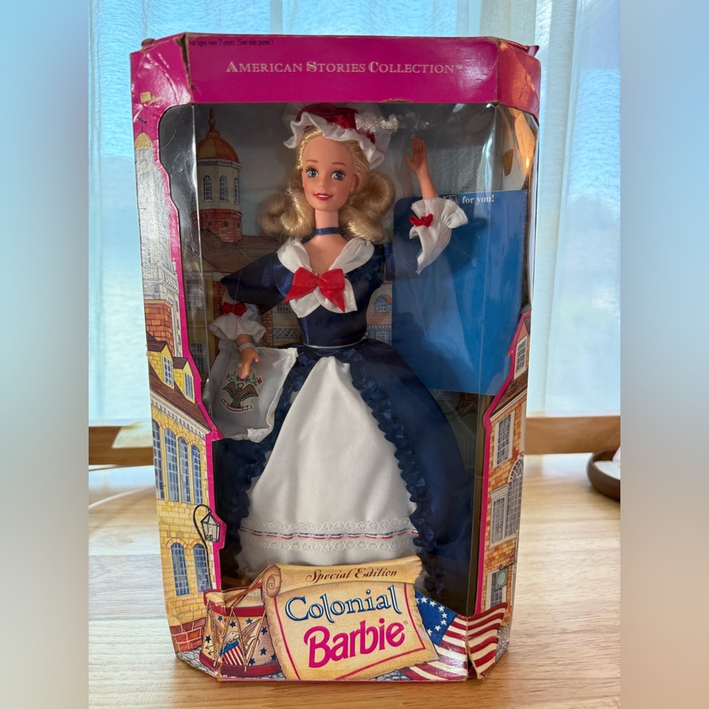 Colonial Barbie – Special Edition American Stories Collection (Mattel 1995) –NIB